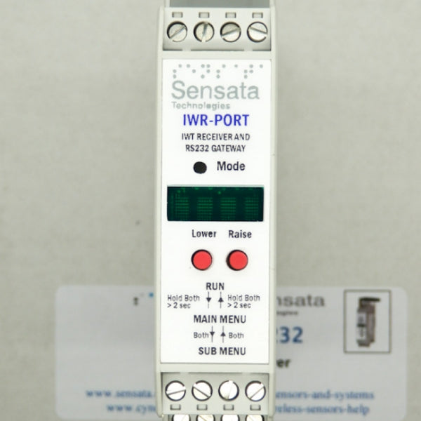 Sensata/Cynergy3 IWR-Port Series Wireless Receiver IWR-PORT-232