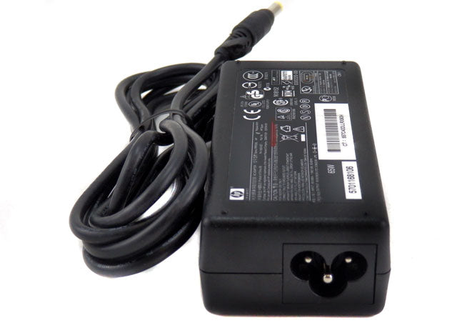 HP Compaq 65W Replacement Laptop AC Adapter With Power Cord 239704-001