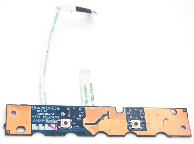 HP Pavilion DV4 Touchpad Replacement Button Board With Ribbon Cable LS-4104P