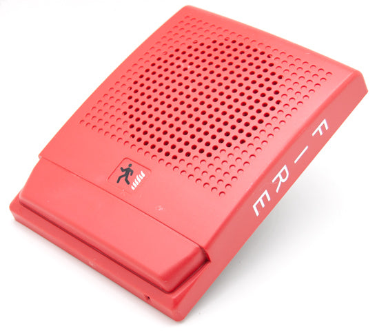 Edwards Red Fire Alarm Speakers 25Vrms with FIRE marking G4RF-S2