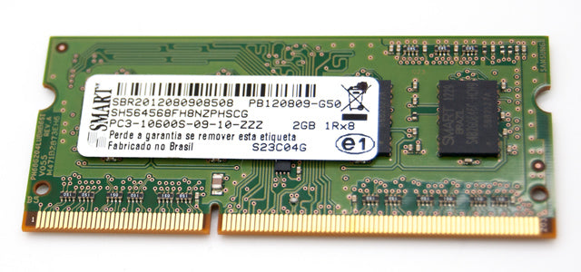 HP Smart 2GB PC3-10600 DDR3-1333MHz CL9 204-Pin SoDimm Memory Module PN:536723-292 P/N:SH564568FH8NZ