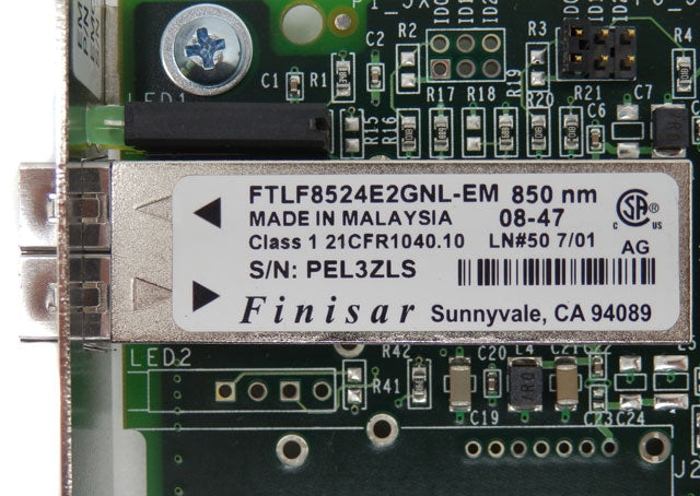 Emulex LightPulse X4 HBA PCI-E 4GB Fibre Channel P/N: LPE11000-E
