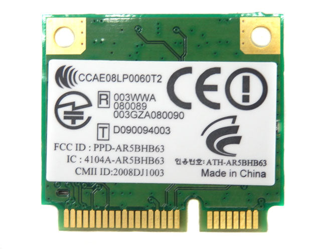 Atheros AR5BHB63 Half Mini PCIe WiFi WLAN 802.11 a/b/g Wireless Card