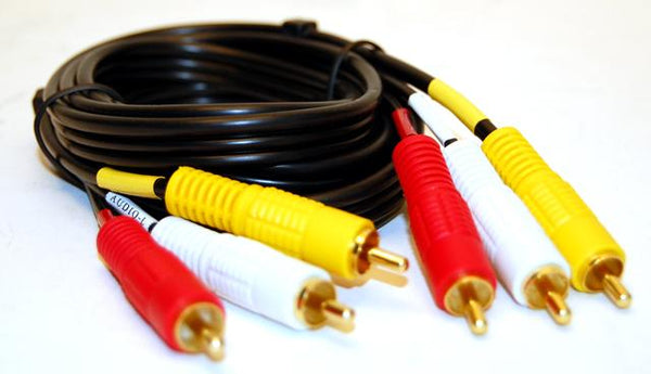 6 Foot RCA Gold Plated Audio Video Cable AV