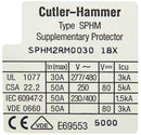 Cutler Hammer Supplementary Protector Hydraulic Magnetic Circuit Breaker P/N:SPHM2RM0030