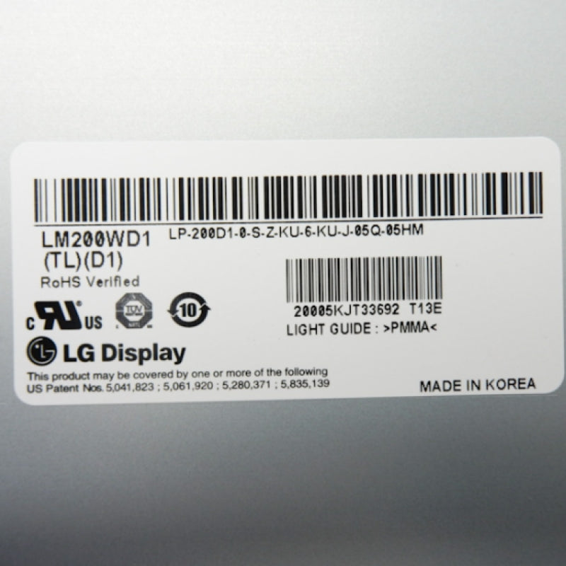 LG Display 20 Inch 1600X900 HD Replacement LCD Panel LM200WD1-TLD1