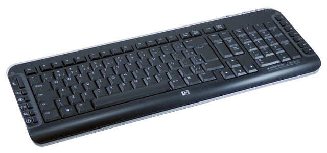 HP Multimedia Black Wireless Brazilian Keyboard No Dongle 5189URF 5188-7561