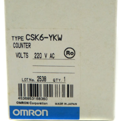 OMRON Mechanical Electric Magnetic Cumulative 6-Digit Manual Reset Counter CSK6-YKW