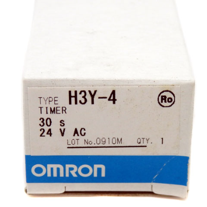 Omron 4PDT Socket Mounted Solid-State 24V 30 Sec. Timer H3Y-4
