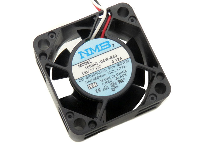 NMB 12VDC 0.12A 3 Pin 40mm Brushless Cooling Fan 1608KL-04W-B49