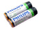 2 Pack of Philips R6 1.5V Zinc Carbon AA Battery Best By Date 01-2015