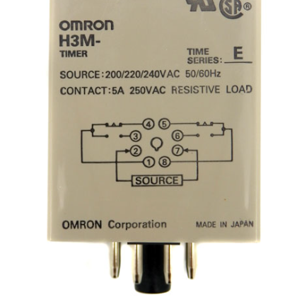 Omron Series E H3M Timer Module 5A 250VAC 3-30 MIN. / 3-30 HR.