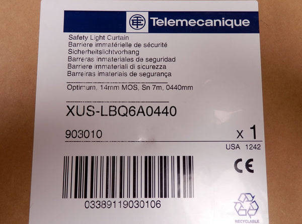 Telemecanique XUS-LBQ6A0440 44 Beams 14mm Safety Light Curtain