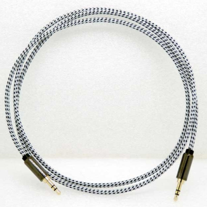 MediaBridge 4FT Tangle-Resistant 3.5mm Male to Male Audio Cable MPC-35-4TWH/BK