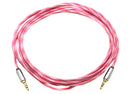 MediaBridge 12Ft Pink & White Tangle-Resistant 3.5mm Audio Cable MPC-35-12TPI/WH