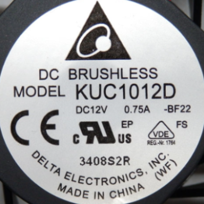 Delta Electronics DC12V 0.75A Brushless Blower Fan KUC1012D-BF22