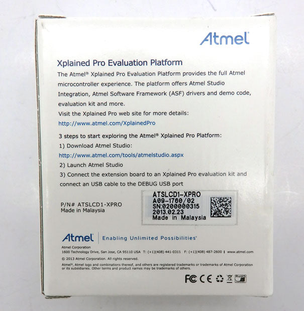 Atmel Xplained Pro LCD Add-On ATSLCD1-XPRO