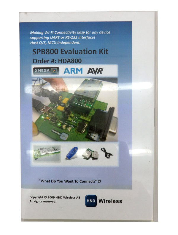 H&D HDA800 Evaluation Kit for SPB800 Serial to Wi-Fi Bridge 802.11b/g