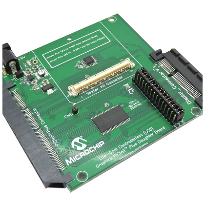 Microchip Technology Low-Cost Controllerless (LCC) Graphics PICtail Plus Daughter Board AC164144