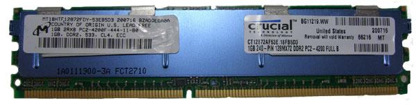 Crucial CT12872AF53E 1GB 533MHz DDR2 FB-DIMM PC2-4200 Fully Buffered
