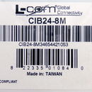L-Com Global Connectivity 8M Premium IEEE-488 GPIB Cable CIB24-8M