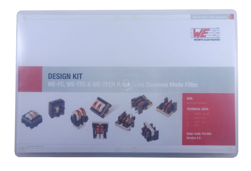 Wurth Elektronik WE-FC Series Common Mode Power Line Choke Inductor Kit 744864
