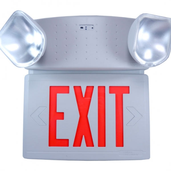 Philips Chloride CCTX Series Red Letter Emergency Exit LED Combo Sign CCTXL3RW