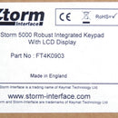 Storm 5000 Series 16 Key Polymer Integrated Keypad and Display FT4K0903
