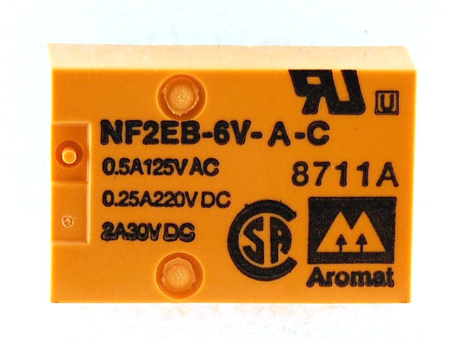 AROMAT 6 Volt 2 Amp DPDT Flat Pack Relay NF2EB-6V-A-C