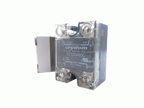Crydom 4-Pin 13mA 140V AC-In 60A 72V DC-Out Solid State Relay DC100A60C
