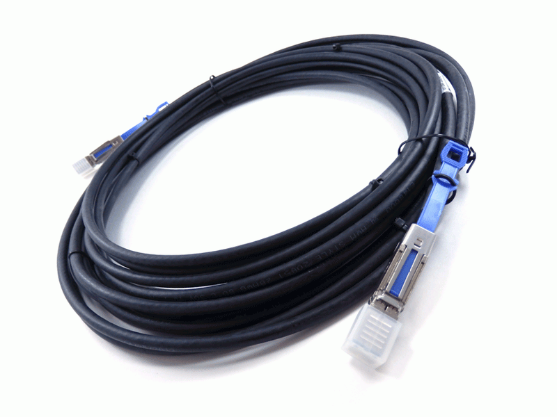 Amphenol 5M 28AWG Mini-SAS HD Cable 10112041-3050HLF