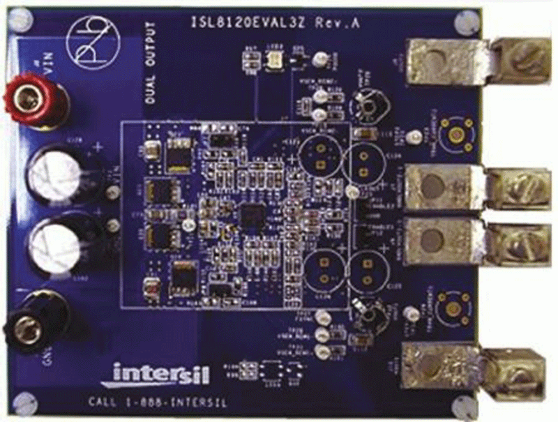 Intersil Evaluation Board for ISL8120 PWM Controller ISL8120EVAL3Z