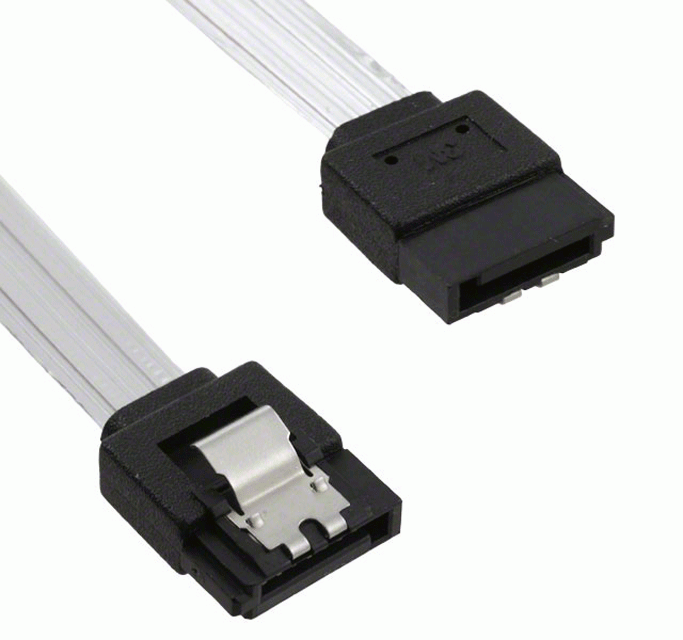 3M 1 Meter 7P Straight SATA 3.0 Cable w/ Latch Lock 5602-44-0142A-000