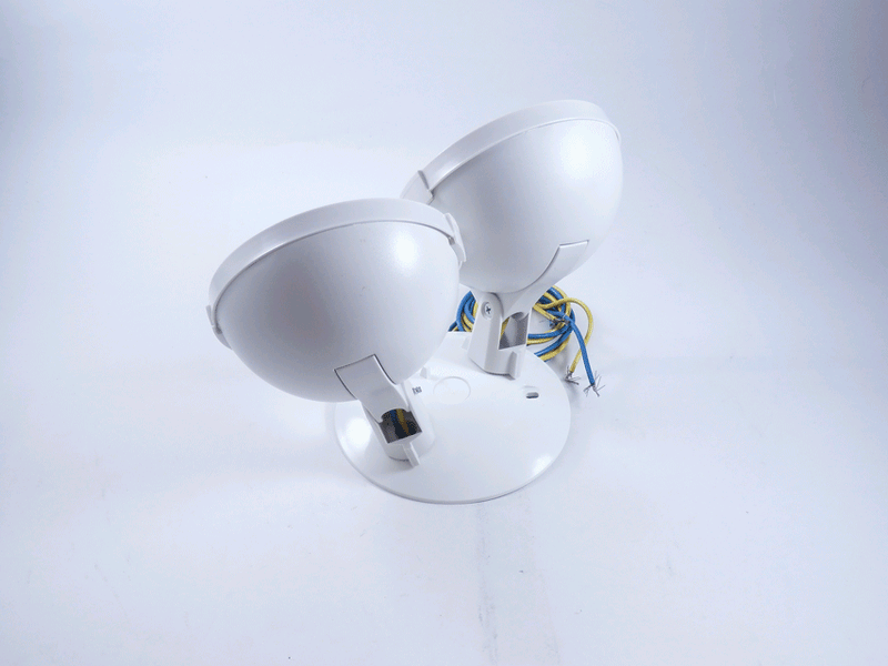 Hubbell 12V 8W Dual-Lite Remote White Halogen Light Fixture SRHDW1208