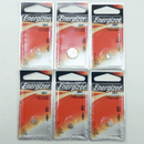 6-Pack Energizer 1.55VDC 18mAh Non-Rechargeable Coin/Button Silver Oxide Battery