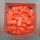 100 Pack of 3M Highland H-31 73B Orange Insulated Electrical Connectors