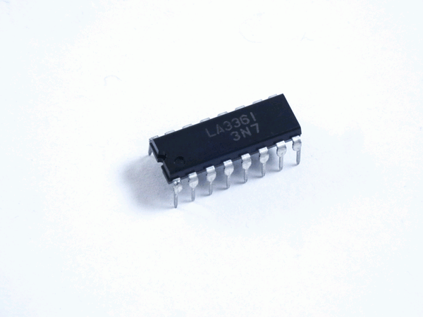 10 Pack of Sanyo 16-Pin DIP PLL FM Multiplex Stereo Demodulator ICs LA3361