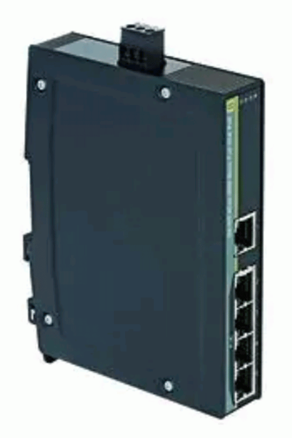 Harting 10/100/1000 Mbit/s 7Port RJ45 DIN Rail Mount Ethernet Switch 24034070030