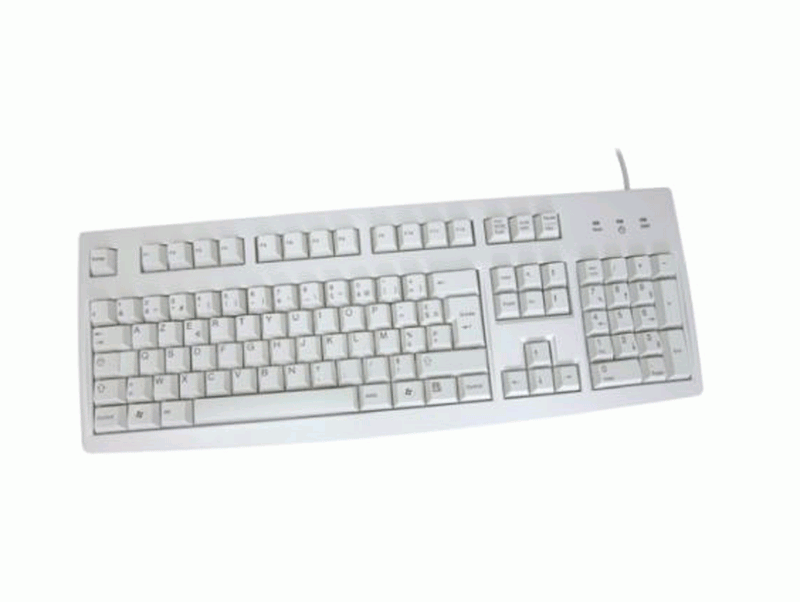 Cherry French Compact Gray AZERTY Wired PS/2 Keyboard G83-6105LPNFR-0/03