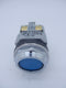 IDEC Corporation TWTD Series 30mm Blue Flush Pushbutton Control Unit ABD120N-S