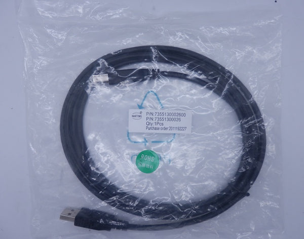 Harting 2M USB Cable 747355130002600