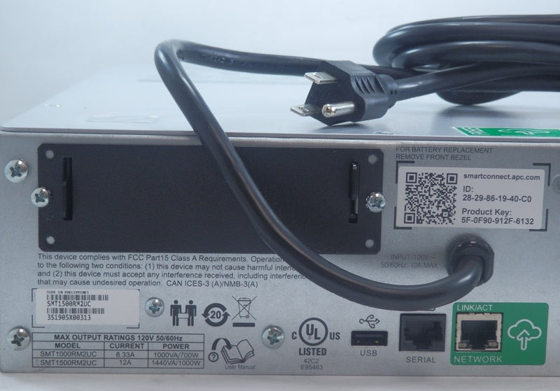  APC 1000VA Smart UPS with SmartConnect, SMT1000C