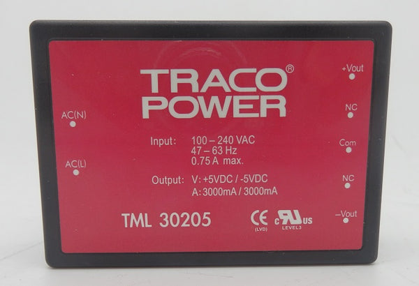Traco Power TML Series 30W Embedded Switch Mode AC-DC Power Supply TML 30205