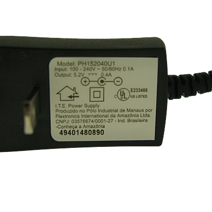 ZTE 5.2 Volt 0.4 A Power Adapter Model: PH152040U1