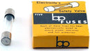 5 Pack of BP Fast Blow Glass Tube Fuses 0.75A