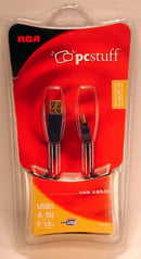 RCA 6 Foot USB A to Mini B 2.0 1.1 Male to Male Cable PC2107