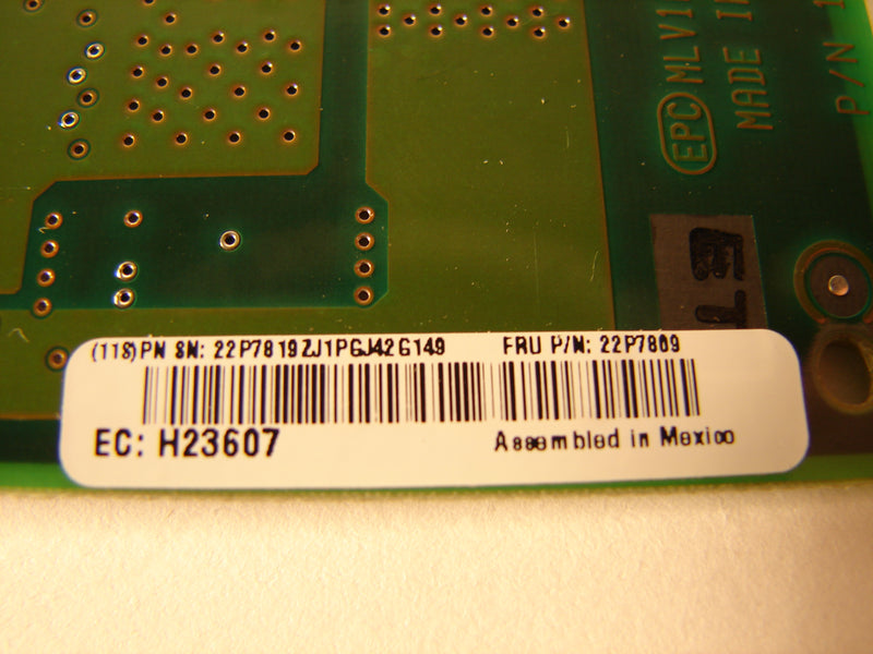 IBM Netxtreme 1000SX Gigabit PCI-X Adapter NIC FRU: 22P7809