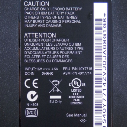 IBM Lenovo ThinkPad Multiple Battery Charger II 22P9040 40Y7715
