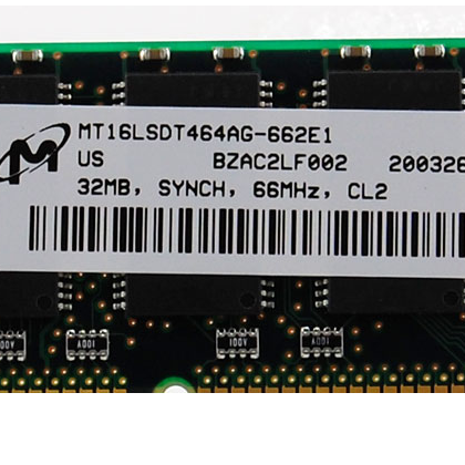 Micron/Dell 32MB SDRAM Memory Module MT16LSDT464AG-662E1