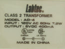 Labtec 6V 400mA AC Adapter Center Negative AD-4